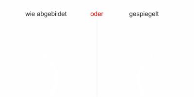 Glastattoo Baum mit Vögel