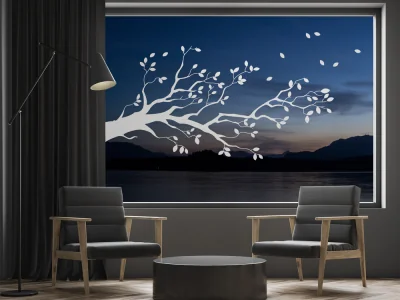 Glasdekor Herbstwind