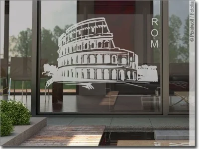 Glasdekor Rom