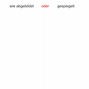 Glasdekor Wild Tiger
