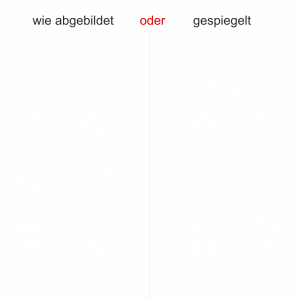 Glassticker Traumhaftes Blumenornament
