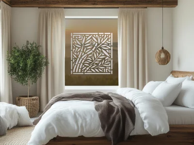 Glastattoo Bambus Quadrat