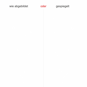 Glassticker Blütentraum - Ansicht Ausrichtung und Farbauswahl