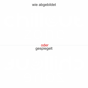 Glastattoo Chillout Zone - Ansicht Farbauswahl