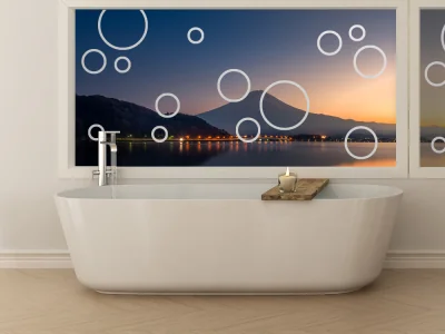 Glastattoo Kreise im Set