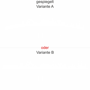 Aufkleber für Glas mit der Sykline von Nürnberg - Ansicht Ausrichtung und Farbauswahl