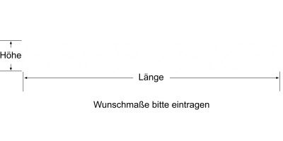 Glastattoo Wellenbordüre