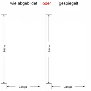 Glastür Milchgalsfolie Ornament Wellen