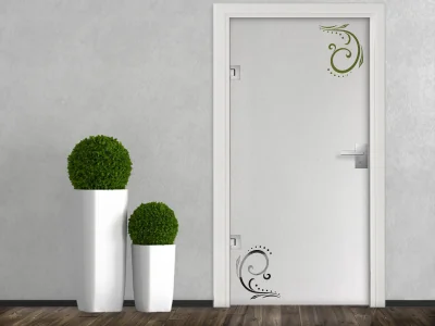 Glastür Milchglasfolie für Fenster Klassisch