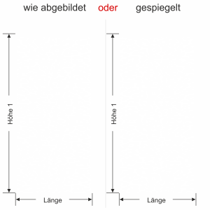 Glastür Milchglasfolie Reptilia - Ansicht Ausrichtung mit Farbauswahl