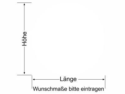 Glastür Milchglasfolie Rund - Ansicht Anleitung und Farbauswahl
