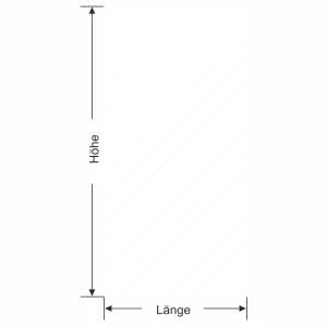 Glastür Milchglasfolie Schrägstreifen 10/1 - Ansicht Farbauswahl und Anleitung zur Größenberechnung
