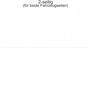 Heckscheibenaufkleber Fußballspieler