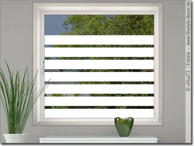 Fensterdekorfolie Streifen 10/3 cm