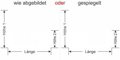 Milchglasfolie Bambusstängel mit Zen Steinen - Ansicht Ausrichtung mit Farbauswahl und Anleitung zur Größenberechnung - Vorschlag 1