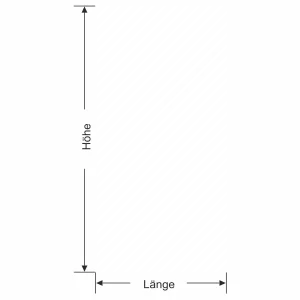 Milchglasfolie Gewerbe Schrägstreifen 3/3 - Ansicht Farbauswahl und Anleitung zur Größenberechnung
