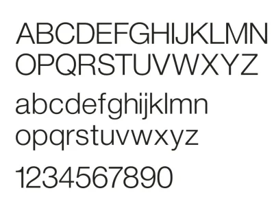 Sichtschutzfolie mit persönlichem Wunschtext - Ansicht Alphabet