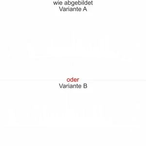 Folie für Möbel mit Skyline - Ansicht Ausrichtung mit Farbauswahl und Variante