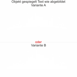 Möbelaufkleber Frankfurt - Ansicht Ausrichtung mit Farbauswahl und Variante