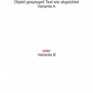 Möbelsticker Wüste - Ansicht Ausrichtung und Farbauswahl