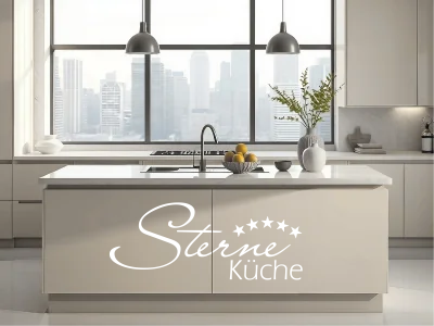 Möbeltattoo Sterne Küche
