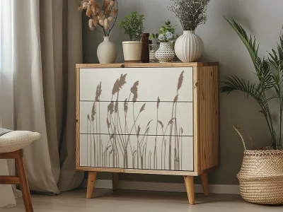 Wildgräser Aufkleber Möbelstücke