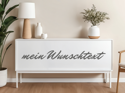 Möbelaufkleber Wunschtext | 7