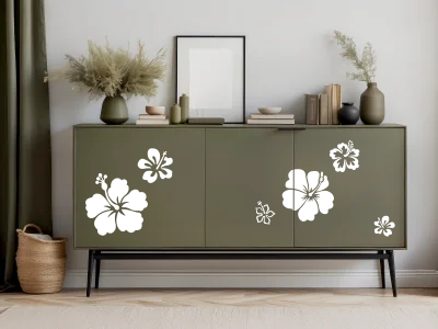 Möbeldekor Blütenvielfalt