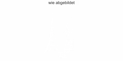 Sticker Möbel Eiffelturm Paris - Ansicht Ausrichtung und Farbauswahl