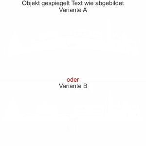 Möbelfolie selbstklebend Venedig - Ansicht Ausrichtung mit Farbauswahl und Variante