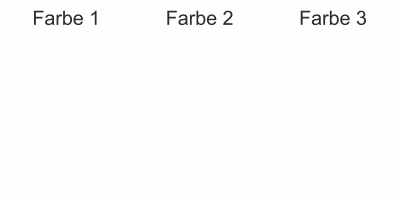 Möbeltattoo mit dekorativer Ranke - Ansicht Farbauswahl