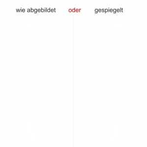 Möbeltattoo Ornament Frühlingsduft