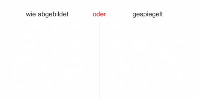 Ansicht Wunschfarbe Möbeltattoo mit Eulenornament