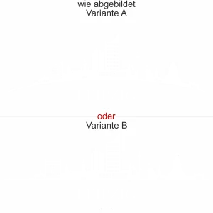 Konturgeschnittene Möbelfolie mit Leipziger Skyline - Ansicht Ausrichtung mit Farbauswahl und Variante - Ansicht Ausrichtung mit Farbauswahl und Variante