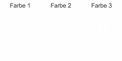 Möbeltattoo mit buntem Baum - Ansicht Farbauswahl