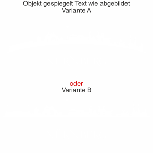 Aufkleber für Möbel mit der Stadt Nürnberg - Ansicht Ausrichtung und Farbauswahl