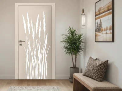 Möbeltattoo Sommergras - Ansicht Ausrichtung und Farbauswahl