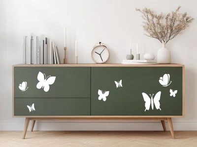 Möbeltattoo Traumhafte Schmetterlinge