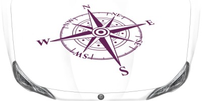 Selbstklebende Folie fürs AUto mit Kompass