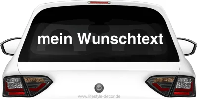 Autoaufkleber Wunschtext | 26