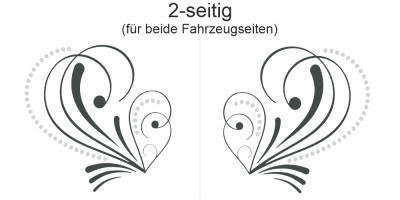 Autoaufkleber Ornament Klassik