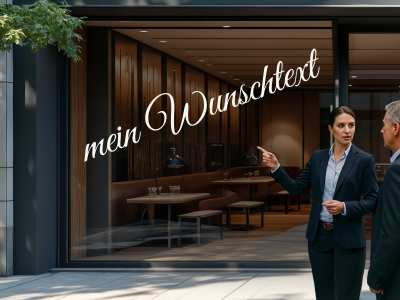 Personalisierter Schaufensteraufkleber | 5