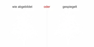 Milchglasfolie Baum