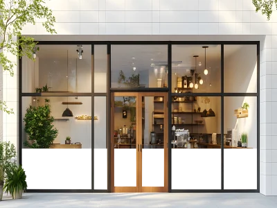 Schaufenster Dekorfolie Zuschnitt