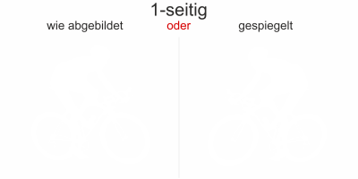 Autoaufkleber Rennrad