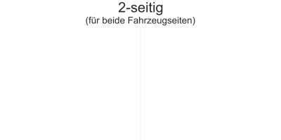Autoaufkleber Rennrad