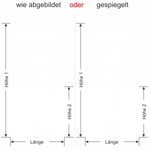 Sichtschutz Milchglasfolie Savannenbaum - Ansicht Farbauswahl und Ausrichtung Vorschlag 1