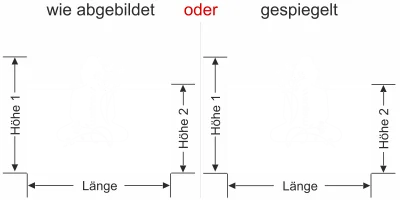 Sichtschutz Wellness Buddha - Ansicht Ausrichtung mit Farbauswahl - Vorschlag 1