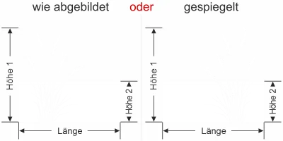 Sichtschutzfolie Filigranes Ziergras - Ansicht Ausrichtung mit Farbauswahl und Anleitung zur Größenberechnung - Vorschlag 1
