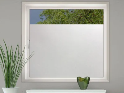 Sichtschutzfolie Glasdekorfolie Zuschnitt auf Maß auf Fenster